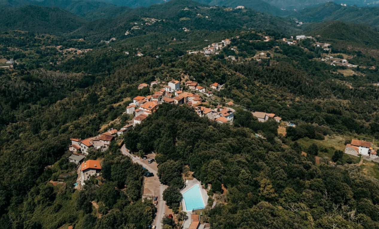 Panoramica di Corvara di Beverino